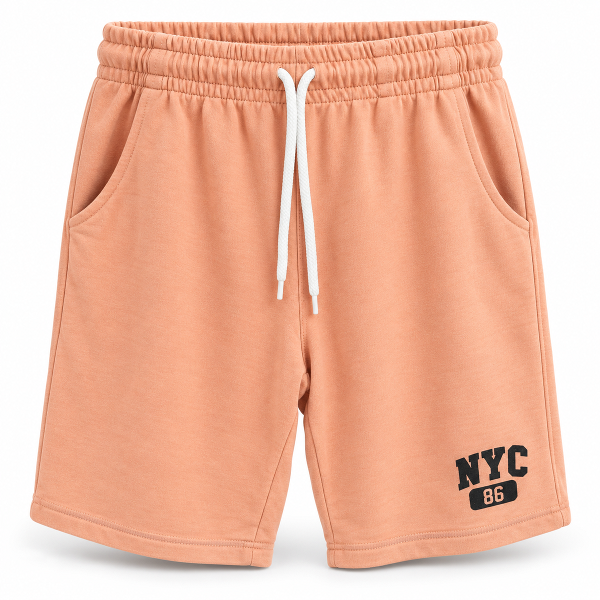 Herren Shorts mit NYC-Druck aus Baumwoll-Fleece – Ansicht 4
