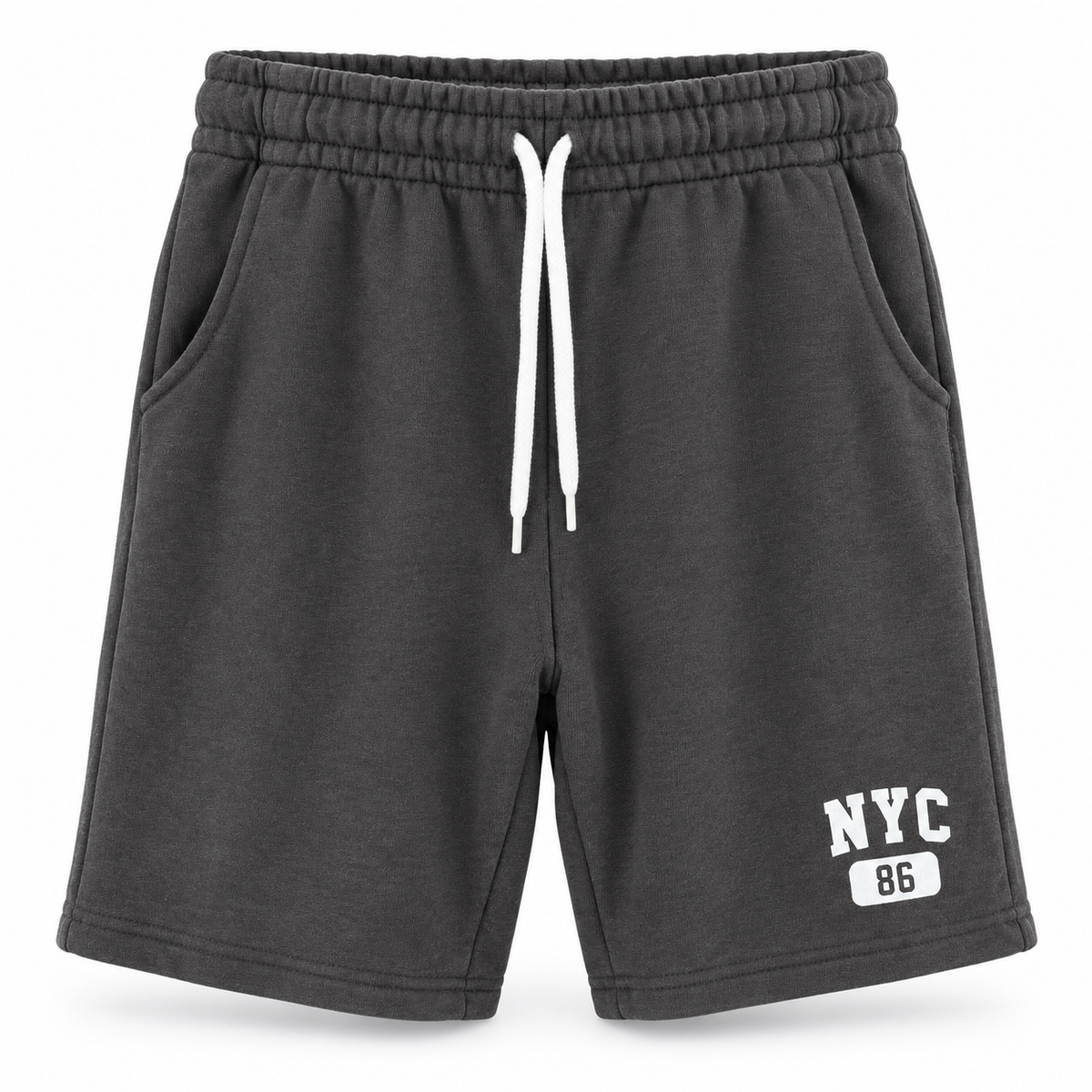 Herren Sportshorts mit NYC-Druck aus Polyester – Ansicht 1